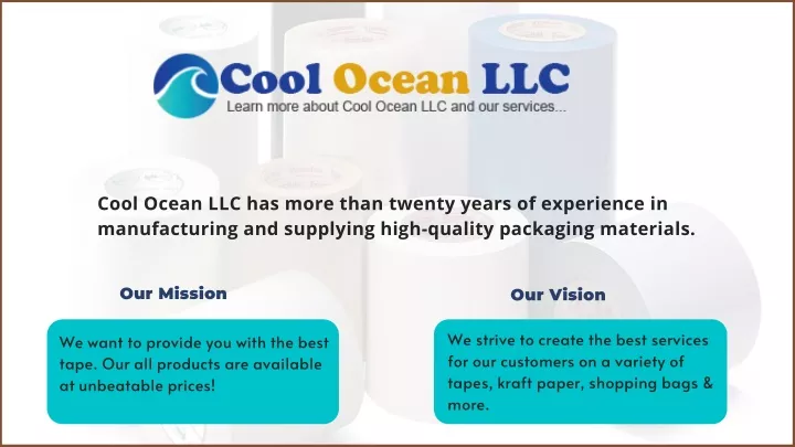 cool ocean llc has more than twenty years