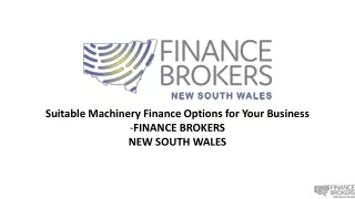 Suitable Machinery Finance Options for Your Business