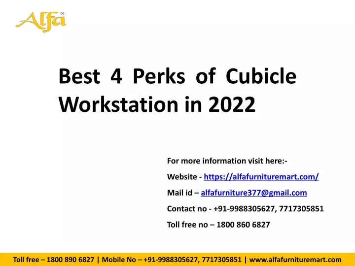 best 4 perks of cubicle workstation in 2022