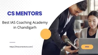 CS Mentors: Best IAS Coaching Academy in Chandigarh
