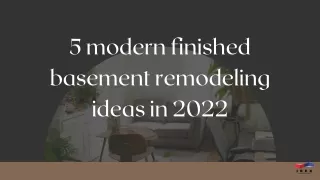 basement remodeling ideas 20225 modern finished basement remodeling ideas in 202