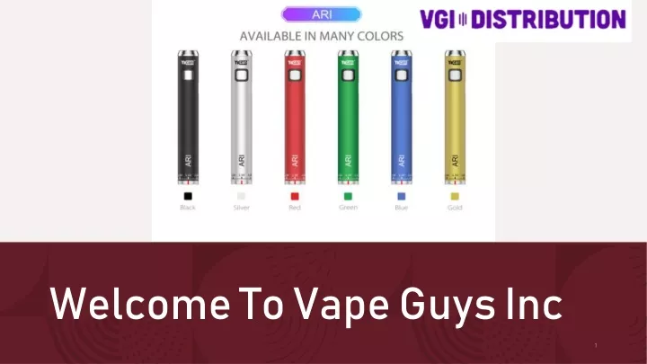 welcome to vape guys inc