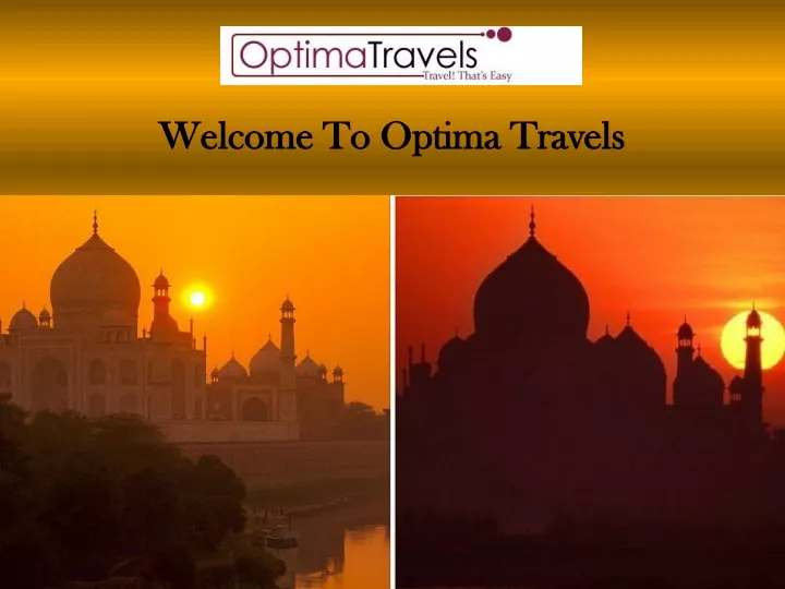 welcome to optima travels