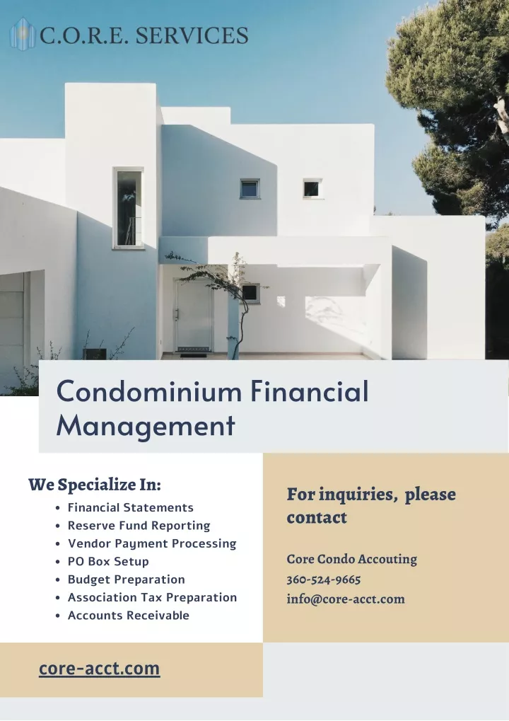 condominium financial management