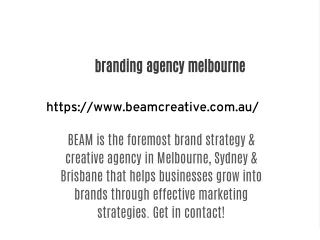 branding agency melbourne