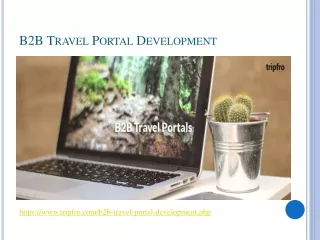b2b travel portal development