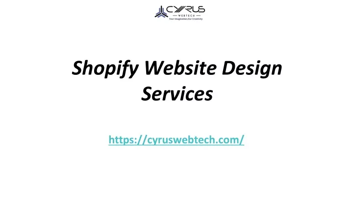 shopify website design services