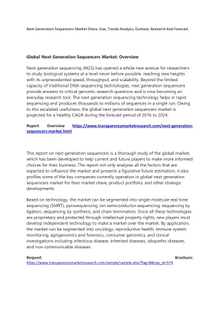 next generation sequencers market share size