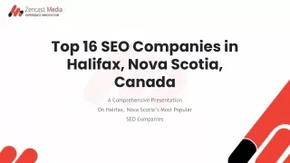 Top 16 SEO Companies in Halifax, Nova Scotia