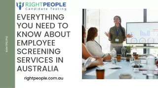 Things You Need to Know About Employee Screening Services