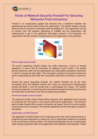 kinds of network security firewall for securing