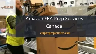 Amazon FBA Prep Services Canada