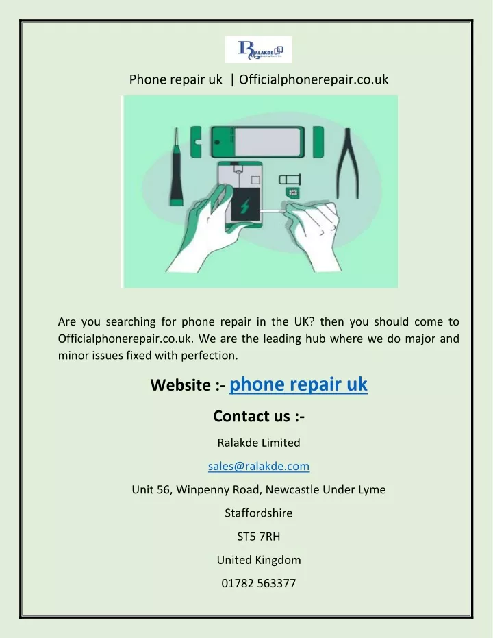 phone repair uk officialphonerepair co uk