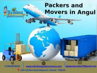 Packers and Movers in Angul #Srikrishnapakersmovers