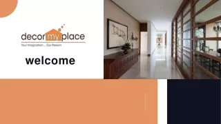 decormy place ppt Best Interior Designer In Pune | Interior Designing Company In