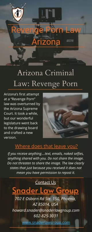 Revenge Porn Law Arizona