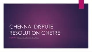 Alternative Dispute Resolution | Cdrcentre.com