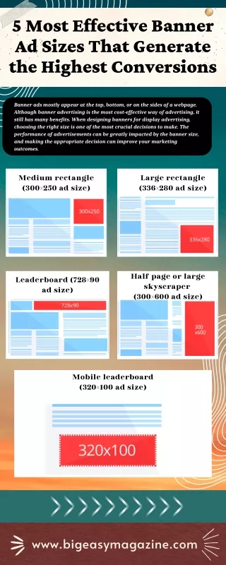 5 Most Effective Banner Ad Sizes That Generate the Highest Conversions