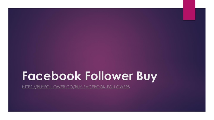 facebook follower buy