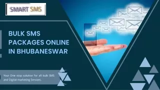 Get the best Bulk SMS Packages online in Bhubaneswar