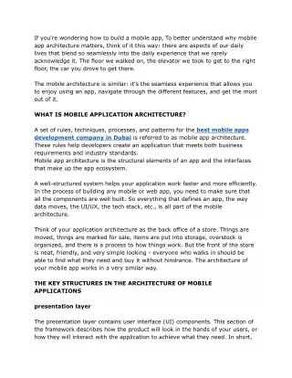 if you re wondering how to build a mobile