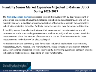 humidity sensor market expansion projected