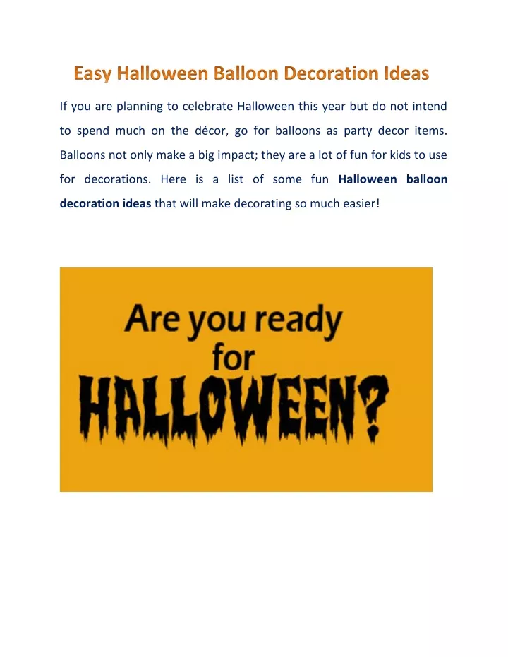 if you are planning to celebrate halloween this