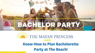 Know-How to Plan Bachelorette Party at The Beach!