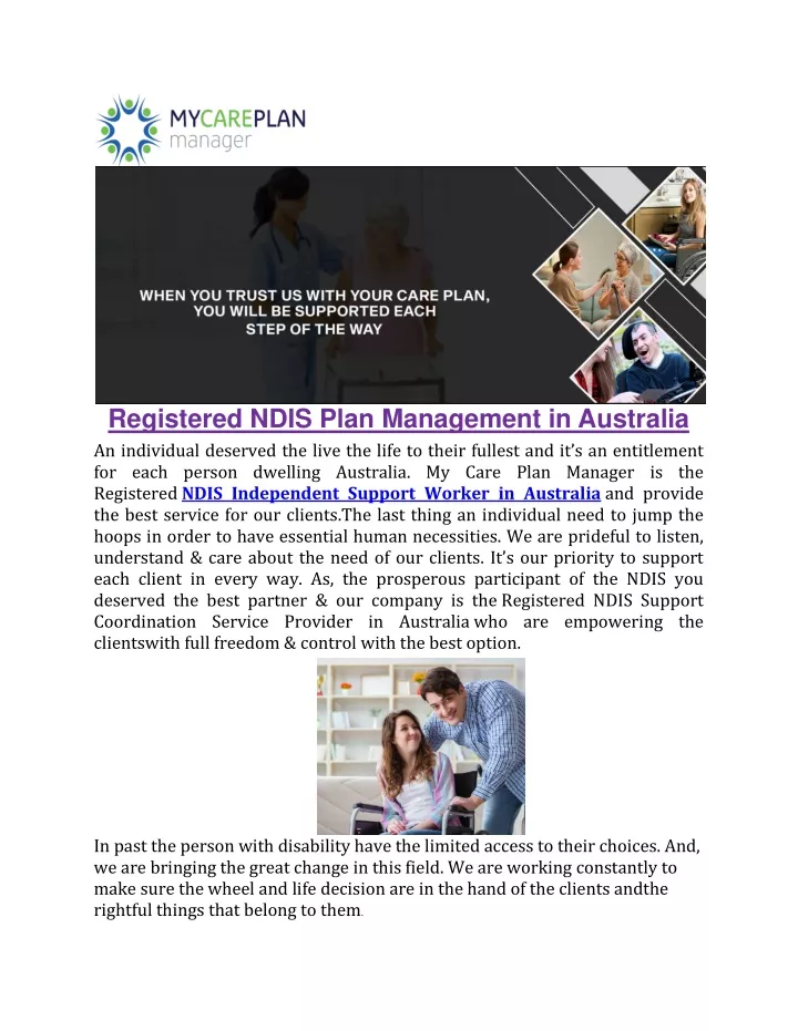 registered ndis plan management in australia