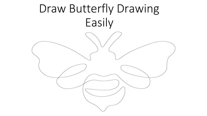 draw butterfly drawing easily