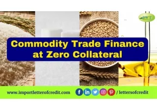 Get Commodity Trade Finance From Us