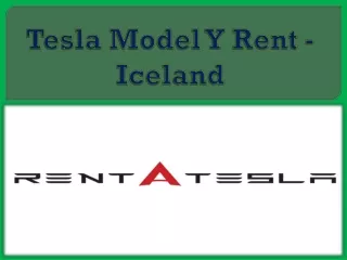 Tesla Model Y Rent - Iceland
