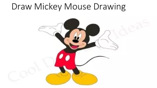 Draw Mickey Mouse Drawing