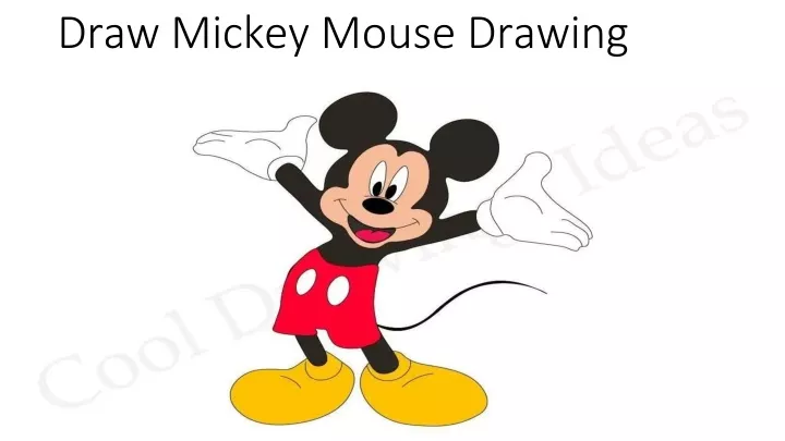 draw mickey mouse drawing