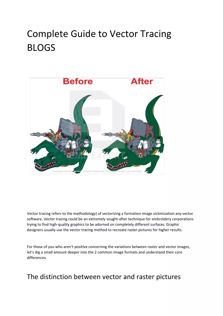 complete guide to vector tracing blogs