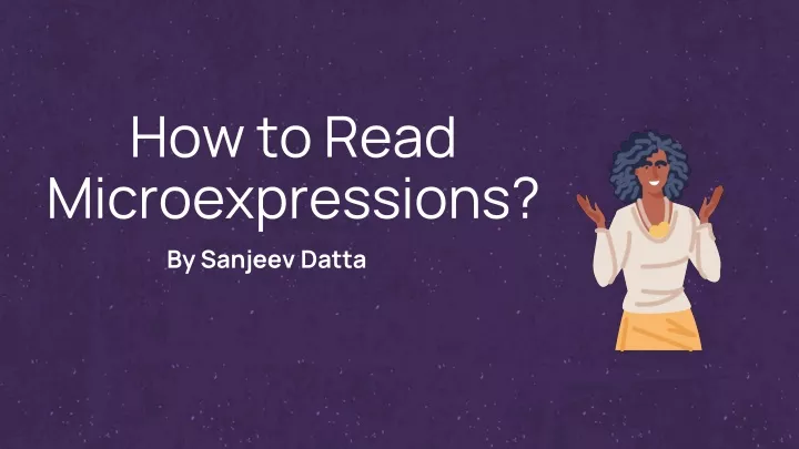 how to read microexpression s