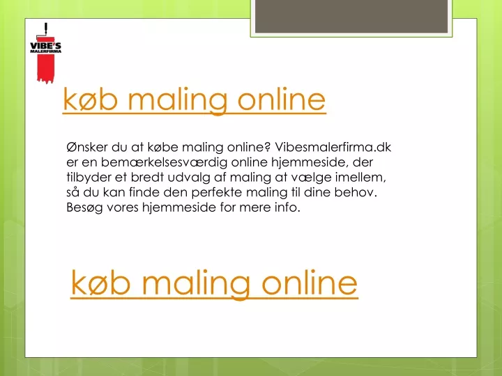 k b maling online