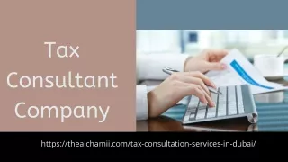 Tax Consultant Company
