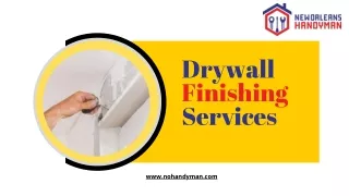 drywall finishing services