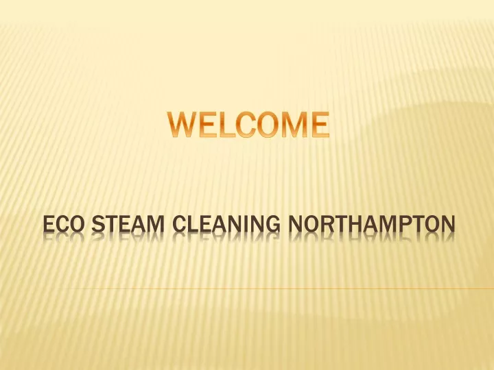 eco steam cleaning northampton