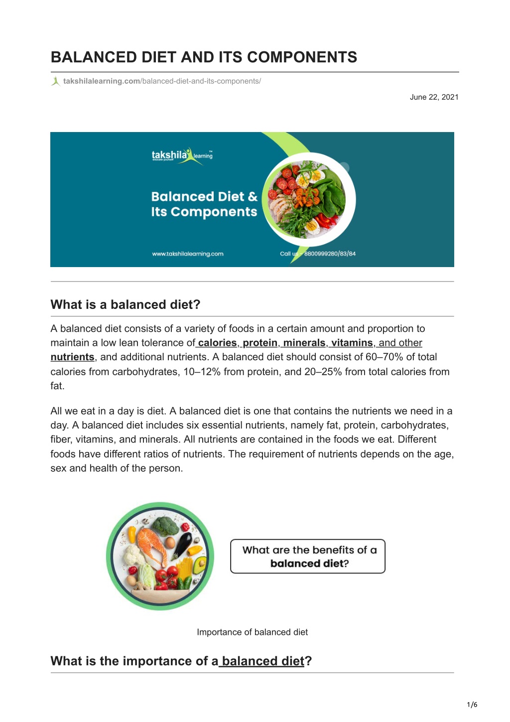 PPT - BALANCED DIET AND ITS COMPONENTS PowerPoint Presentation, free ...