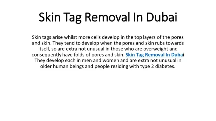 skin tag removal in dubai skin tag removal