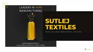 Textiles Brands in India - Sutlej Textiles