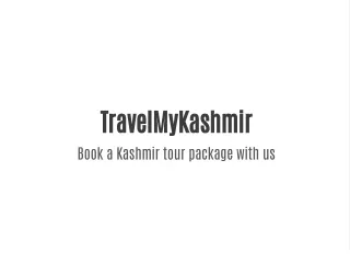 Travel My Kashmir