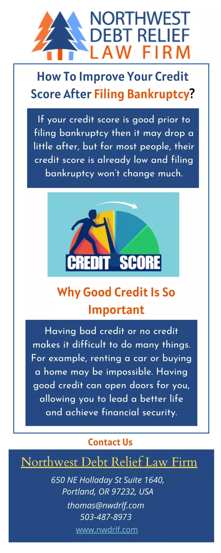 how to improve your credit score after filing
