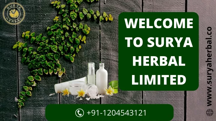 welcome to surya herbal limited