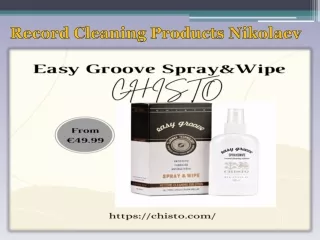 Record Cleaning Products Nikolaev