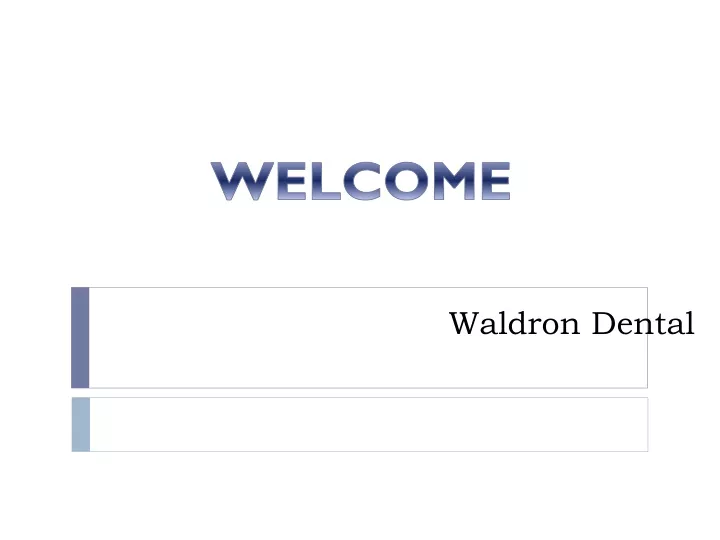 waldron dental