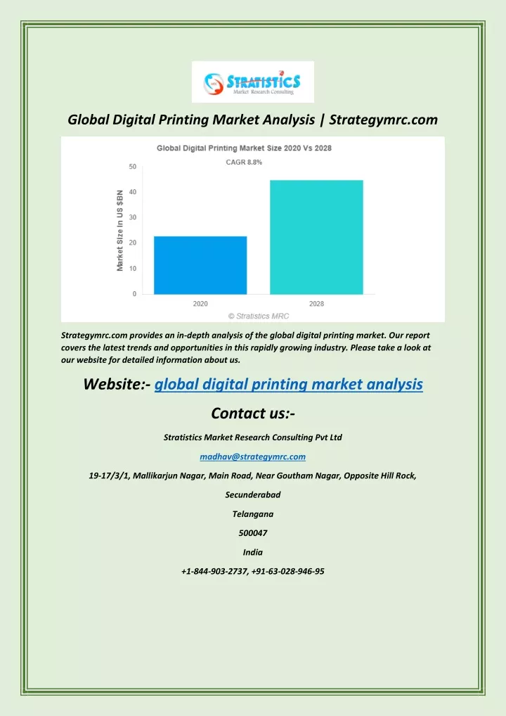 global digital printing market analysis