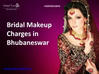 Bridal Makeup Charges in Bhubaneswar